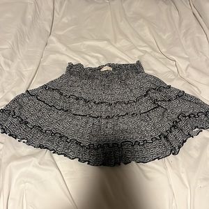 ALTAR’D STATE BLACK POLKA DOT SKIRT SIZE M